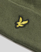 LYLE & SCOTT Berretto in misto lana merino Verde
