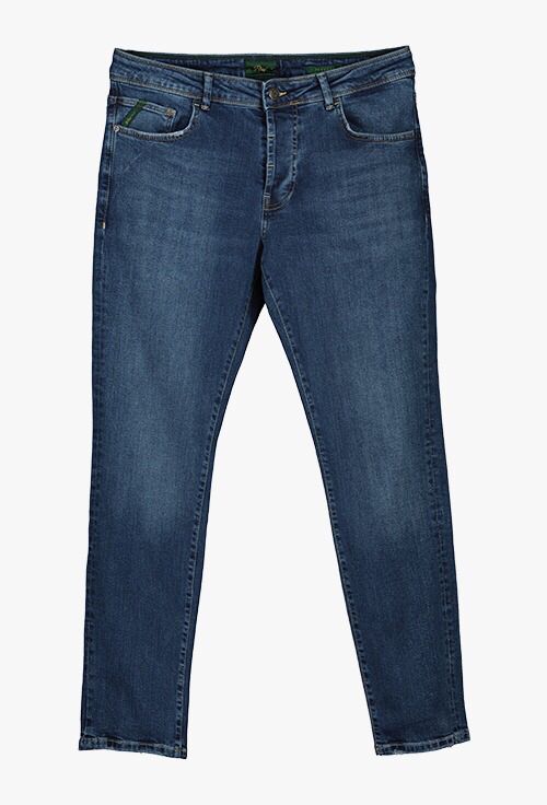 Jeans Uomo Pont Jasper - Tapered Fit Denim Stretch Blu Classico