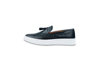Over/D - Scarpe da uomo Slip on Blu