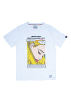 In My Hood - T-Shirt paricollo Bianca con stampa parte 2