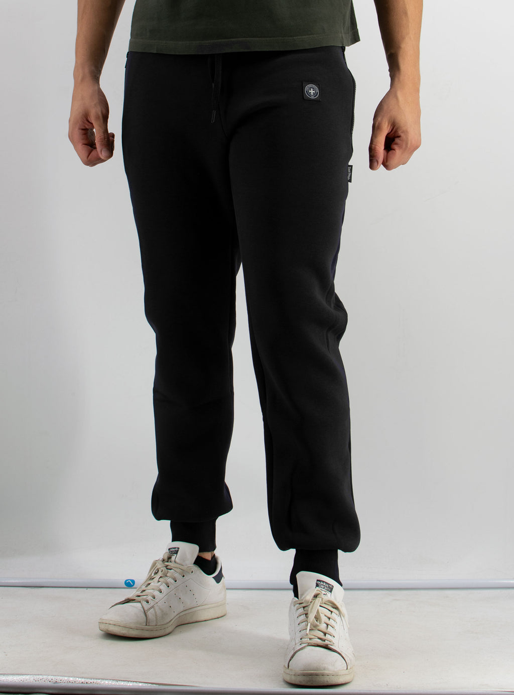 Pantalone Three Stroke sportivo da uomo modello Primo Black