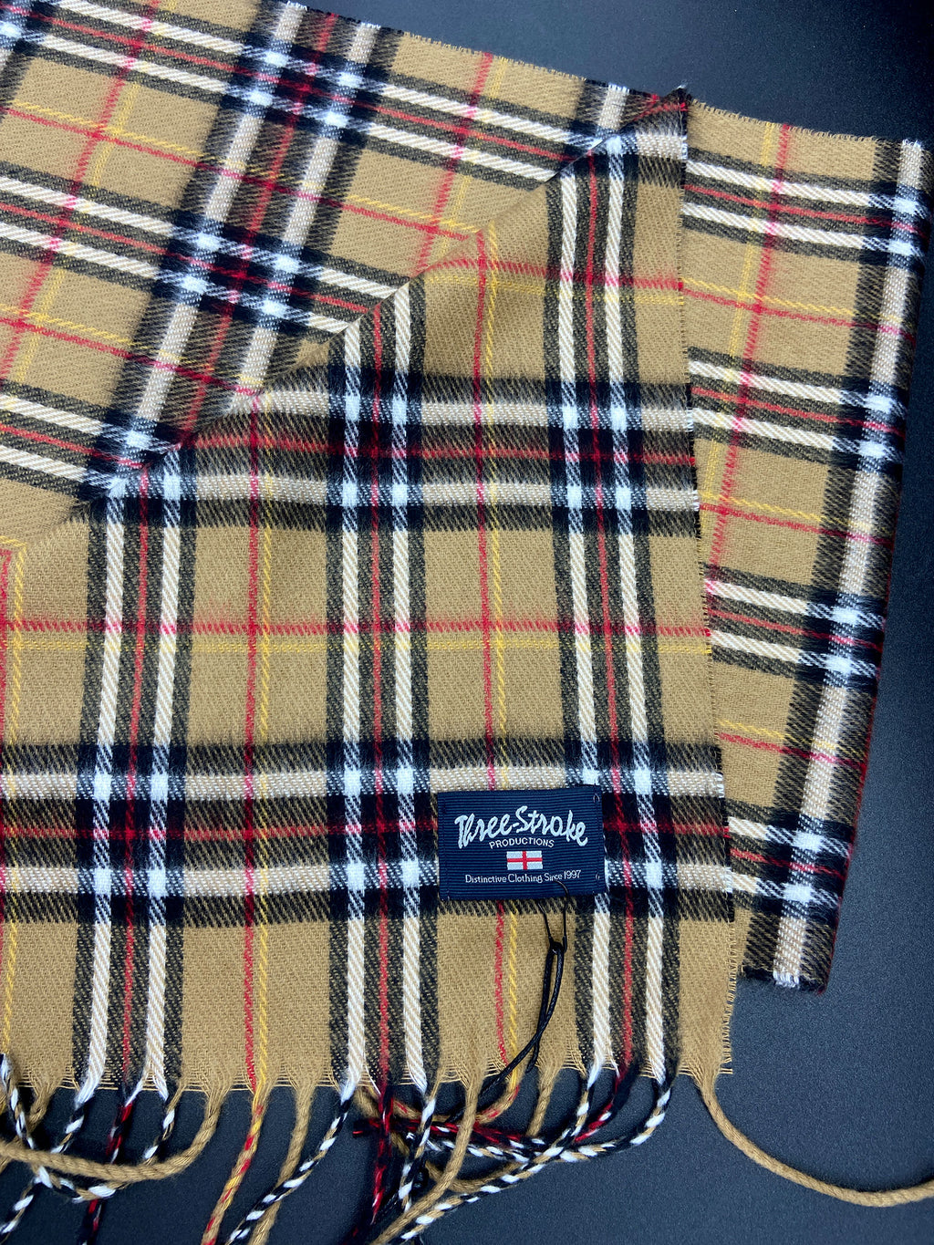 Sciarpa Three Stroke Vidar da uomo Marrone a fantasia