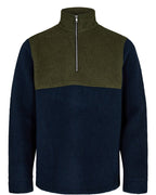 Anerkjendt - Felpa da uomo con zip corta AKKLAUS Forest Night