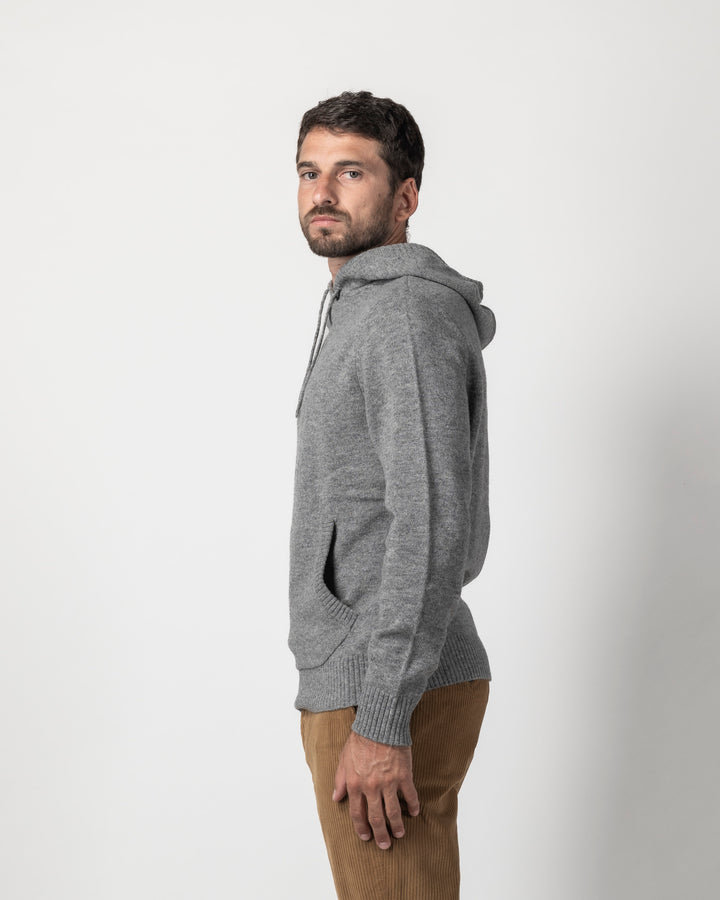 Impure - Pullover cappuccio chiuso misto lana