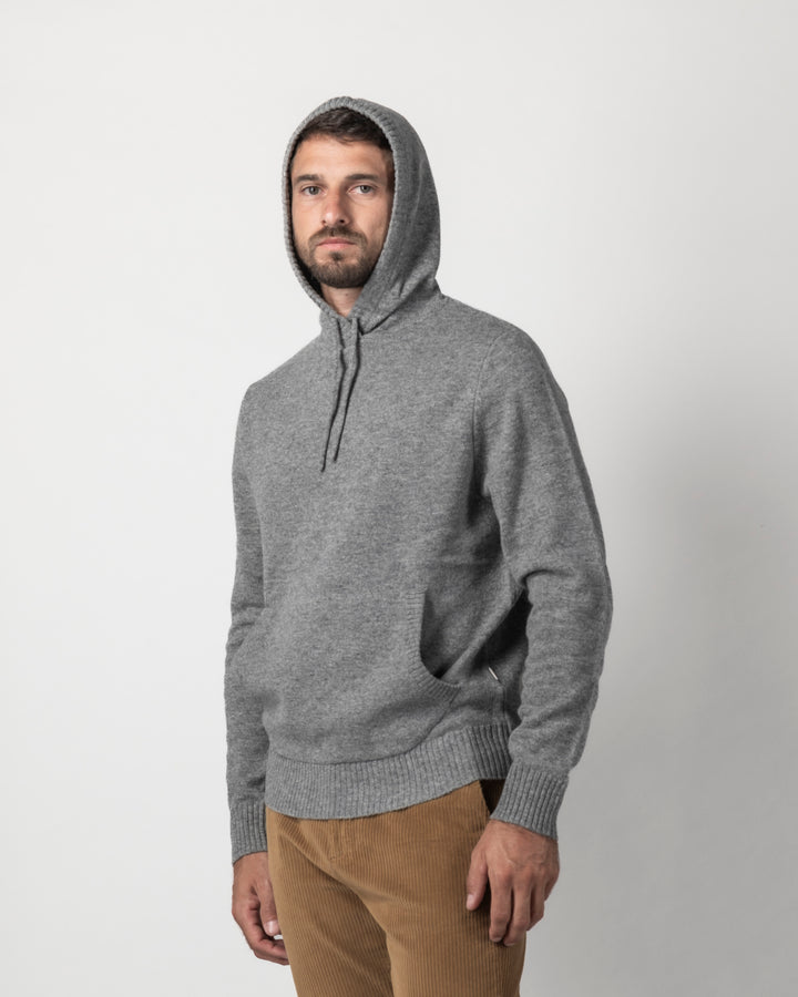 Impure - Pullover cappuccio chiuso misto lana