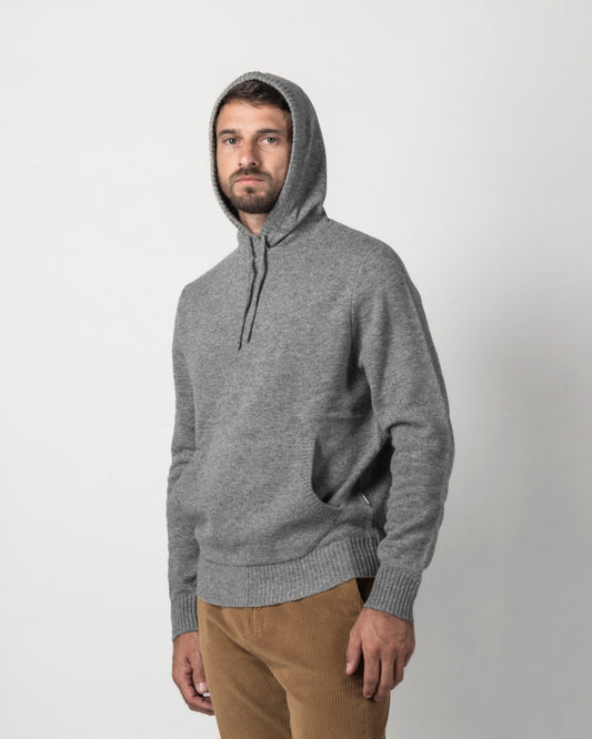 Impure - Pullover cappuccio chiuso misto lana