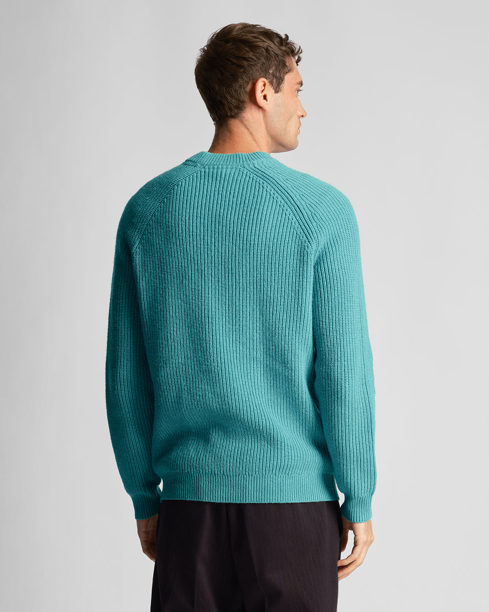 LYLE & SCOTT Maglione a collo finto in punto Shaker KN1701V Alpine Sky