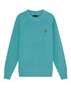 LYLE & SCOTT Maglione a collo finto in punto Shaker KN1701V Alpine Sky