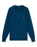 LYLE & SCOTT Maglione girocollo da uomo KN1908V Apres Navy