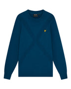 LYLE & SCOTT Maglione girocollo da uomo KN1908V Apres Navy